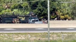 Murder suspect in custody after shootout on Florida interstate