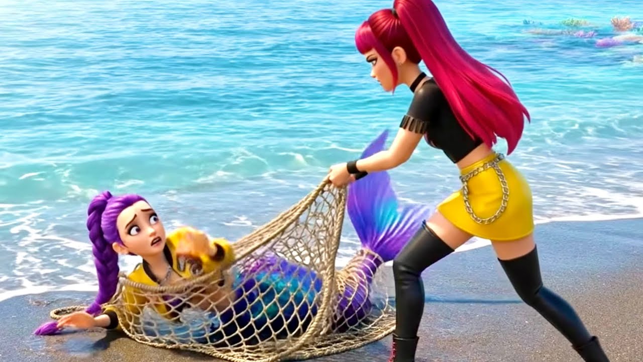 Rescuing the Mermaid Rumi [KPop Demon Hunters] - Music Video - YouTube