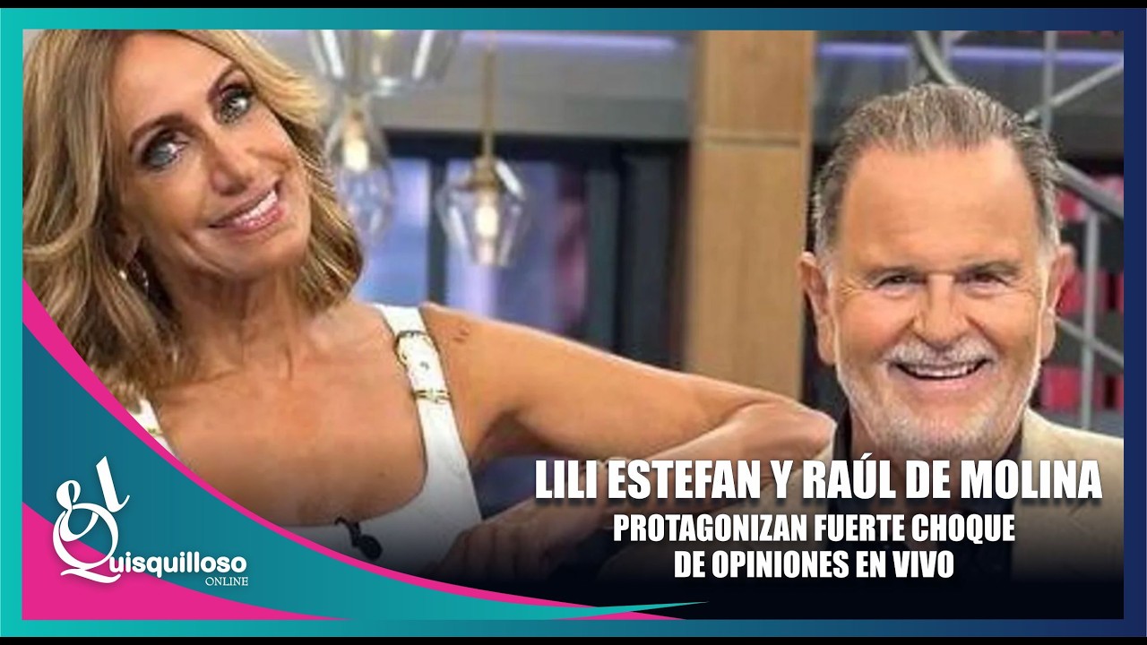 Lili Estefan y Raúl de Molina discuten en pleno programa y generan polémica