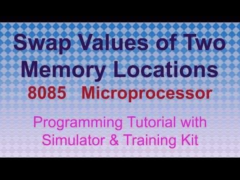 Swap Values of 2 Locations-8085 Microprocessor | Som Tips
