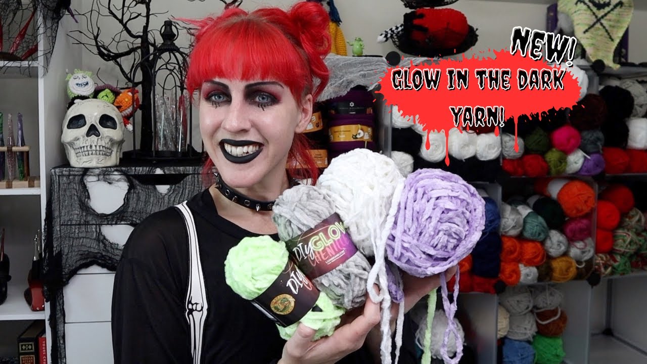 Unboxing New Glow in the Dark Yarn! 