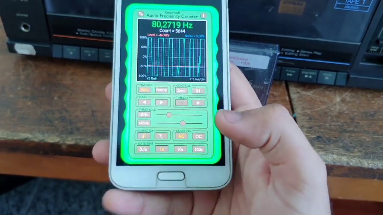 Como calibrar um tape deck/toca fitas com fita padrão