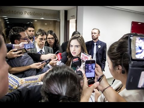 Patrícia Lélis fala em coletiva | 08-08-16 | Brasília-DF