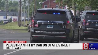 Pedestrian struck by vehicle in North Haven