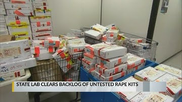 State Lab clears backlog of untested rape kits