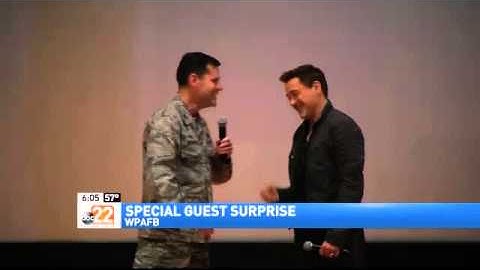Robert Downey, Jr. Surprises Service Members a