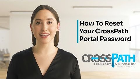 How To Reset Your CrossPath Customer Portal Password
