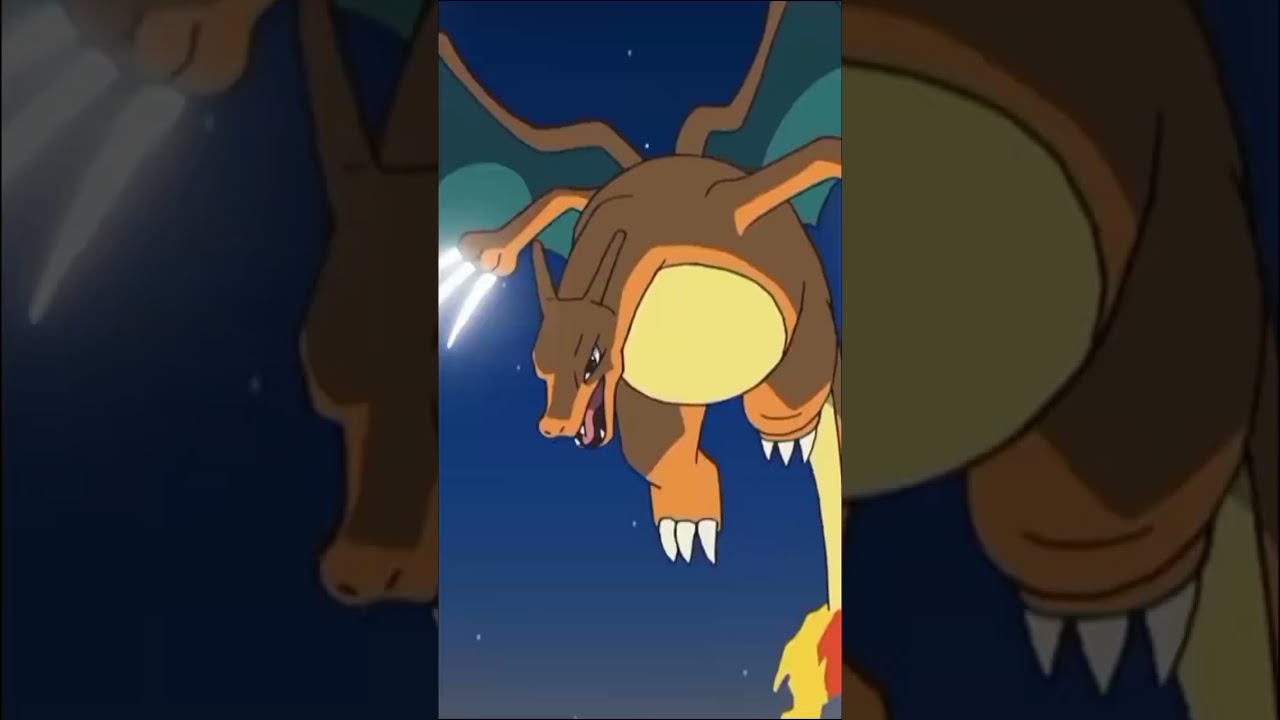 ash's charizard(fp)vs ash'(blaze)infernape