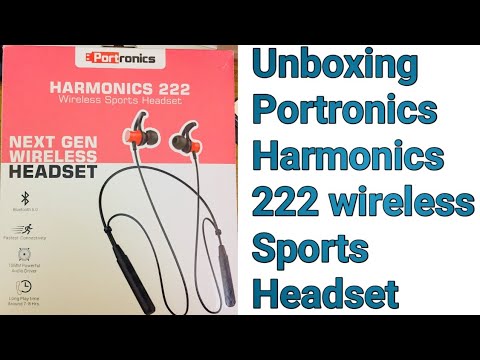 portronics harmonics 222 bluetooth headset
