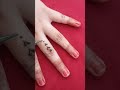 mehndi design for fingers #heart dil mehndi designs #beautiful mehndi #cutest mehndi design #bts meh