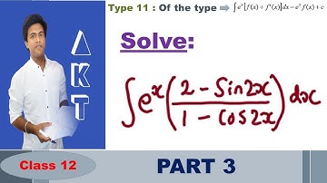 Integration Type 11 : Of the type ∫e^x  [f(x)+f^