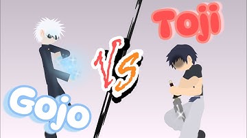 Gojo VS Toji *discontinued* #animation #jujutsukaisen #sticknodes #anime