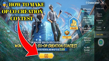 how to make wow 2 player op co creation contest new event wow map #pubg #pubgmobile