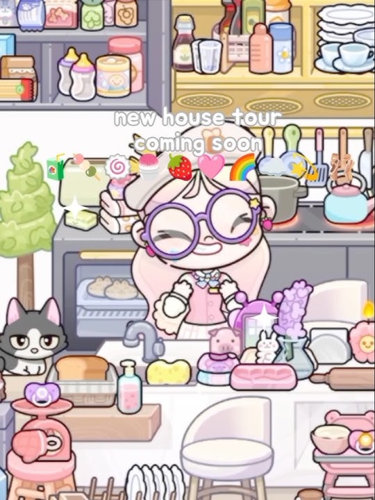 Avatar world new house tour ib me;🍥#avatarworld #tocalifeworld #housetour #kawaii #tocaboca