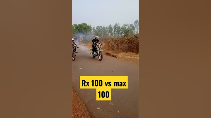 Rx 100 vs max 100