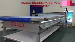 Colex Bubble-Free Flatbed Applicator