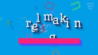 How To Pronounce Rulemaking?