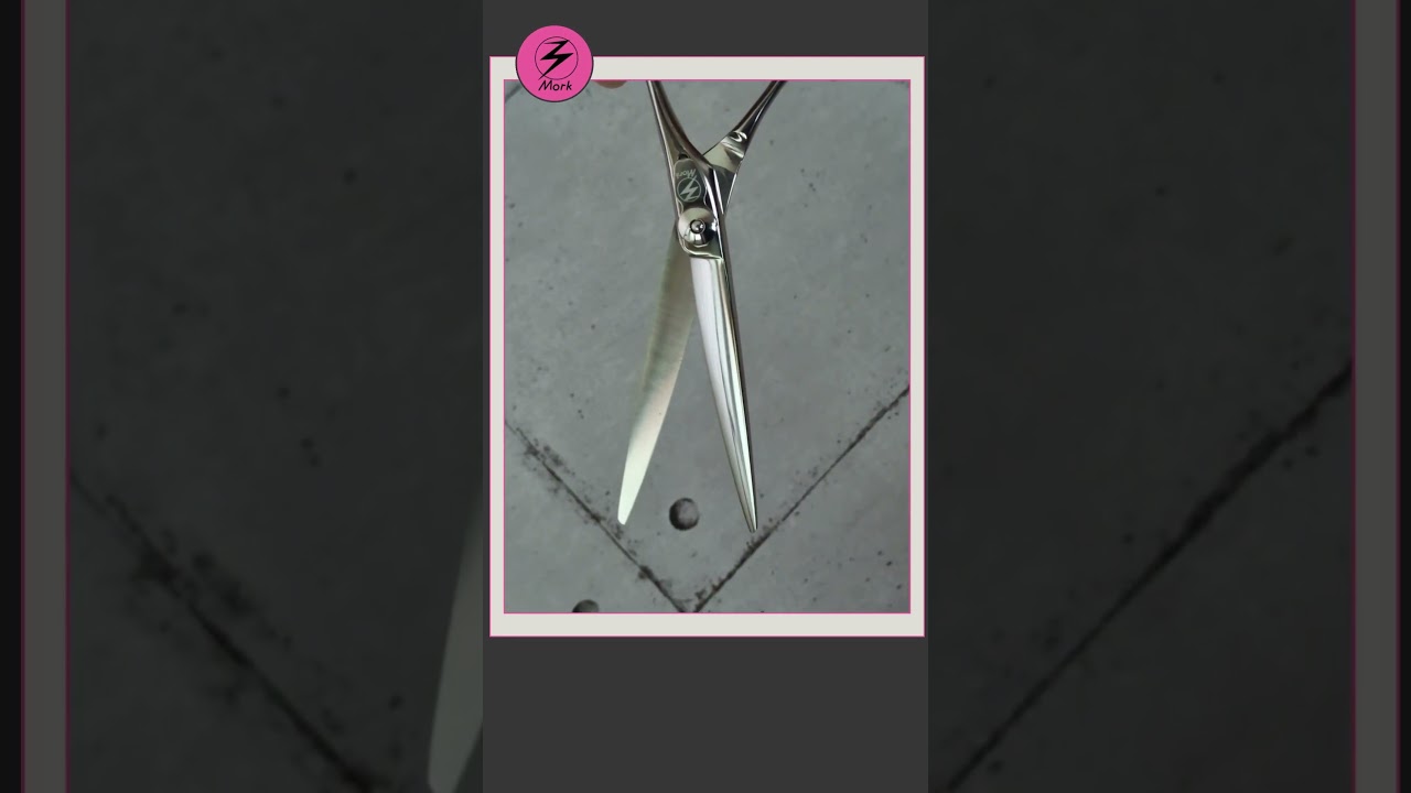 理容☆プロ用鋏☆モルクシザー☆Mork☆PRO-65 モルクシザーWセニング10%