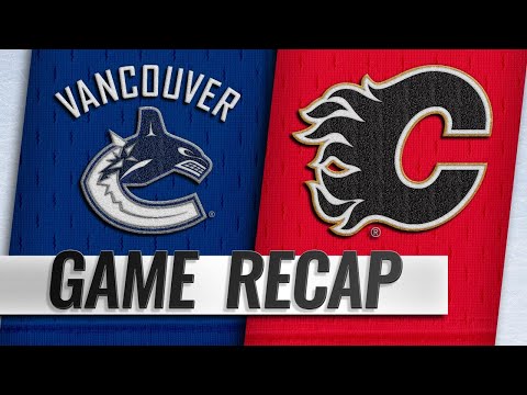Gaudreau, Lindholm lead Flames past Canucks, 7-4