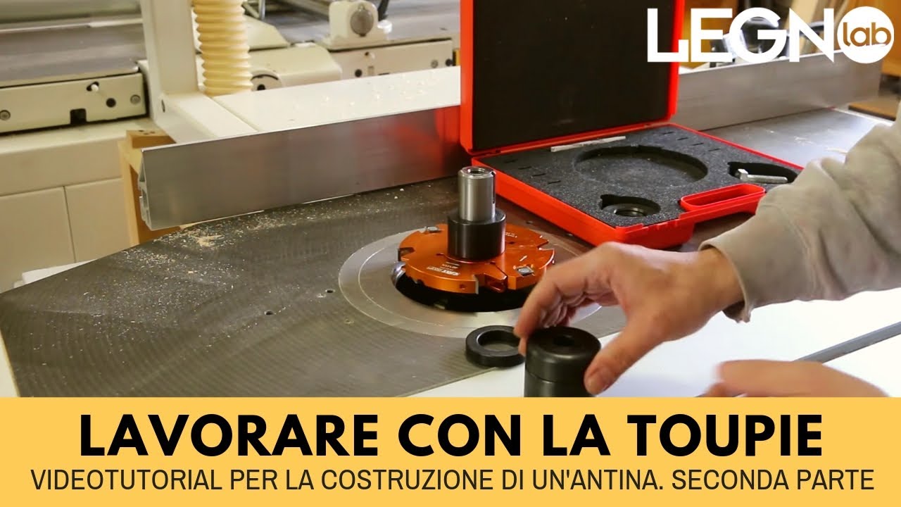 LAVORARE CON LA TOUPIE Videotutorial per la costruzione di un'antina. Seconda e ultima parte