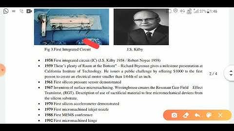 Introduction of MEMS