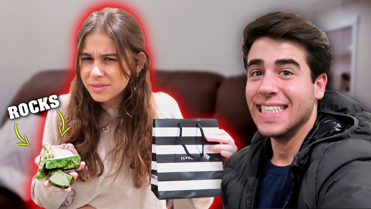Surprising My Girlfriend With ROCKS For Christmas?