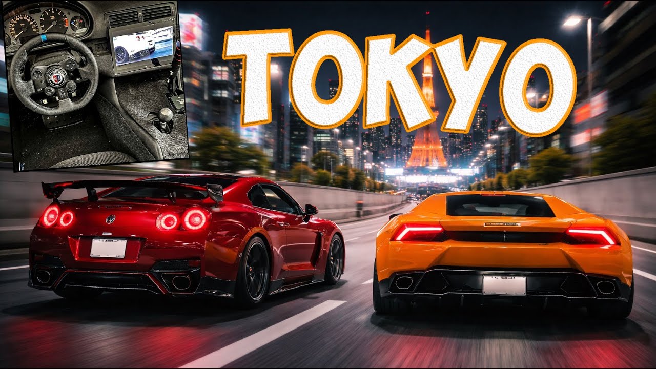 Assetto Corsa | Nissan GT-R R35 Vs Lamborghini Huracán (No Commentary) Logitech G923