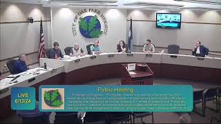 Oak Park Heights Planning Commission Meeting June 13, 2024