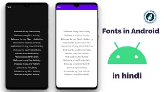 Fonts in android application |  No need to download explicitly | Everything inside Android studio screenshot 4