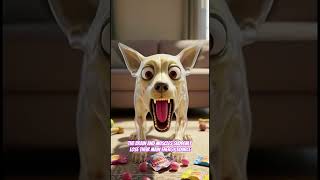 What Happens If a Dog Swallows Gum? 🐶⚠️ #shorts #doghealth #petfacts #didyouknow #pets