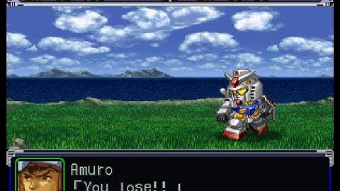 Super Robot Wars Alpha(PSX) - Gundam Attacks