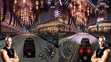 Need For Speed Underground 2 playing in Low quality vs High quality
