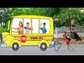 Kids To be Late for School miss the Bus | Kids Competition Races Play Activities Childrens Song
