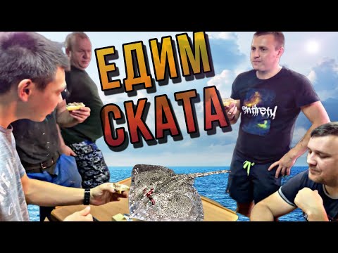 Поймали чудище|Скат лисица|Рыбалка в Черном море