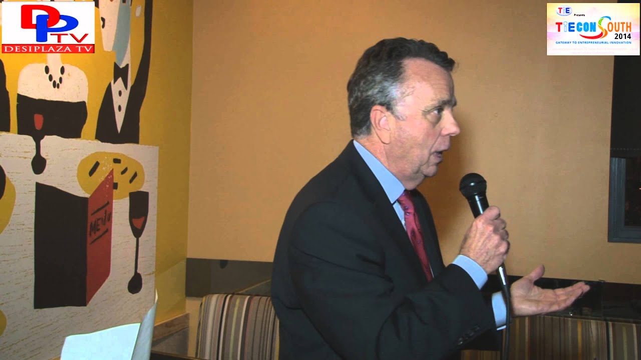 Todd Meier, Mayor of Addison speaking at TieCon Holiday Party - 2014