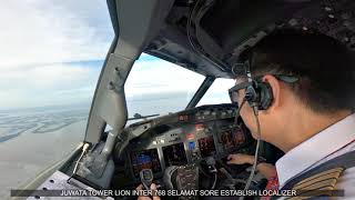 TARAKAN // COCKPIT VIEW + FULL COMMUNICATION PILOT WITH ATC
