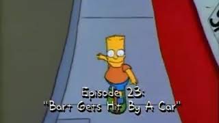 Bart gets hit by a car