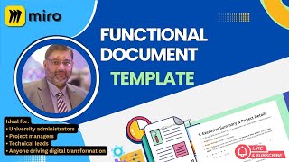 Functional Document Template in Miro