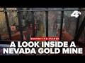 Behind the scenes at a Nevada gold mine 2,200 feet below ground