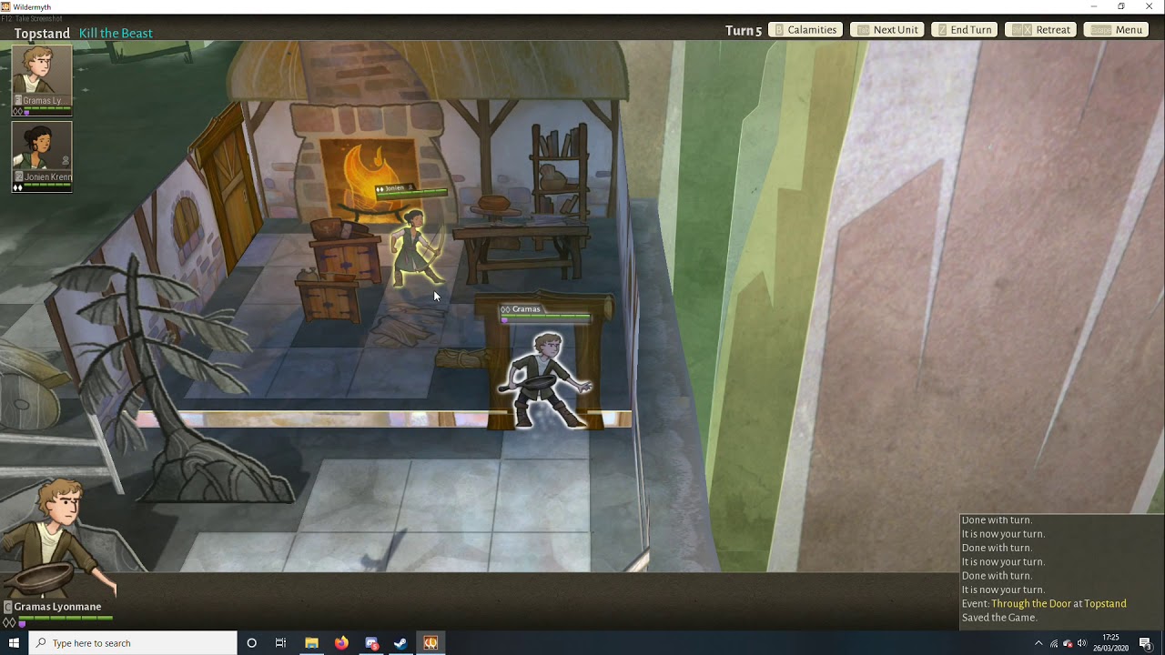 Lets Play Wildermyth Part 1 - A Bow, a Pan and a Stick