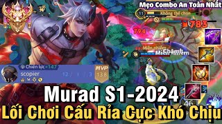 Murad S1-2024 Liên Quân Mobile | Cách Chơi, Lên Đồ, Phù Hiệu, Bảng Ngọc Cho Murad S1 2024 Đi Rừng