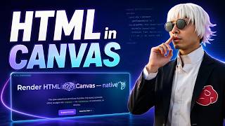 HTML in CANVAS
