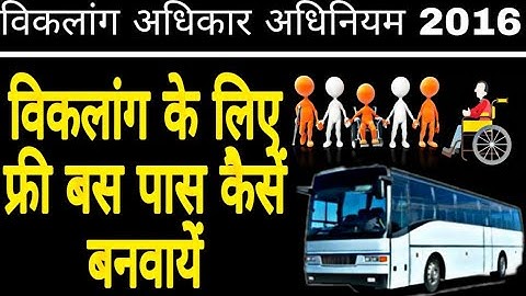 दिव्यांग बस पास कैसें बनवायें ||biklang free bus pass kaise bnaye||free bus pass for biklank