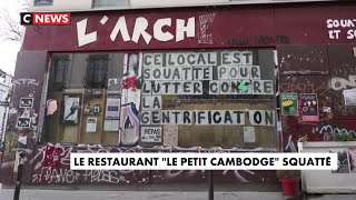 Le restaurant «Le petit Cambodge» squatté à Paris