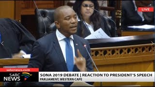 A plan for our shared tomorrow - Mmusi Maimane [SONA debate speech 2019]