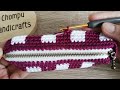 Super Easy Crochet Purse Bag With Zipper​ 🔥Step by Step 🔥🔥 Checkered​ Pattern🔥🔥🔥