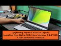 Aspire 5 A515-44 SSD Upgrade, Memory Upgrade, Clean Windows 10 Install