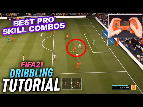 10 AMAZING PRO SKILL MOVES U0026 COMBOS THAT YOU SHOULD LEARN - FIFA 21 DRIBBLING TUTORIAL