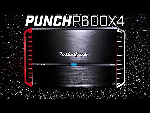 Rockford Fosgate PUNCH P600X4 Amplifier - 4 Channels!!!
