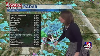 Snow squall warning issued for Salt Lake County